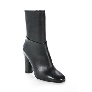 Anya Hindmarch Black Leather Eye Print Ankle Boots Size 37 7 $1150 NEW